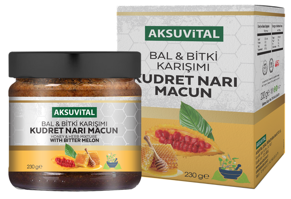 Aksu Vital - Bal Bitki Karışımı Kudret Narı Macunu 230 gr.