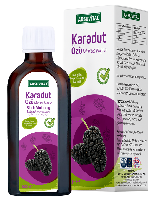 Aksu Vital - Karadut Özü 100 ml.