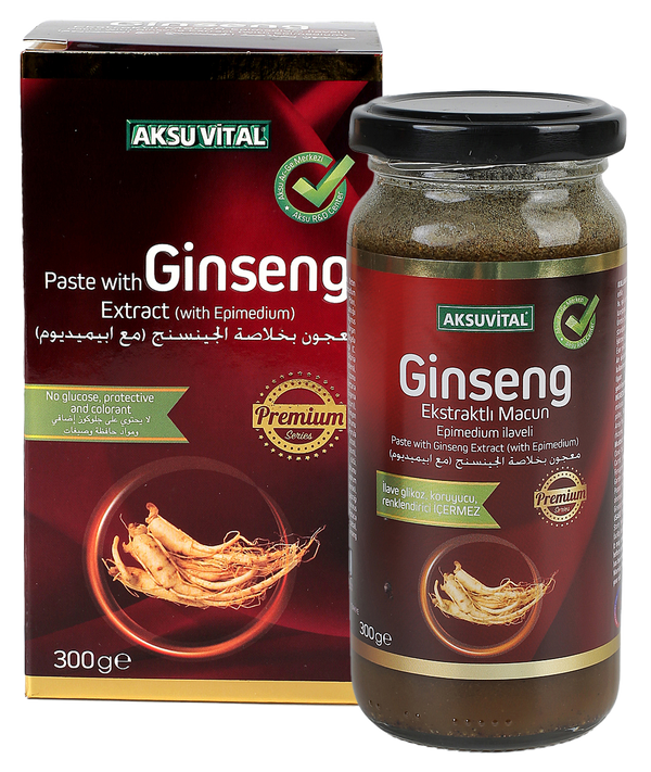 Aksu Vital - Epimedium İlaveli Ginseng Ekstraktlı Macun 300 gr