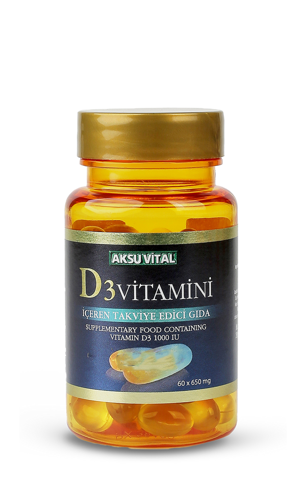 Aksu Vital - Vitamin D3 60 Softjel