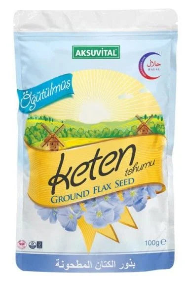 Aksu Vital - ÖĞÜTÜLMÜŞ KETEN TOHUMU 100 GR. DYPCK