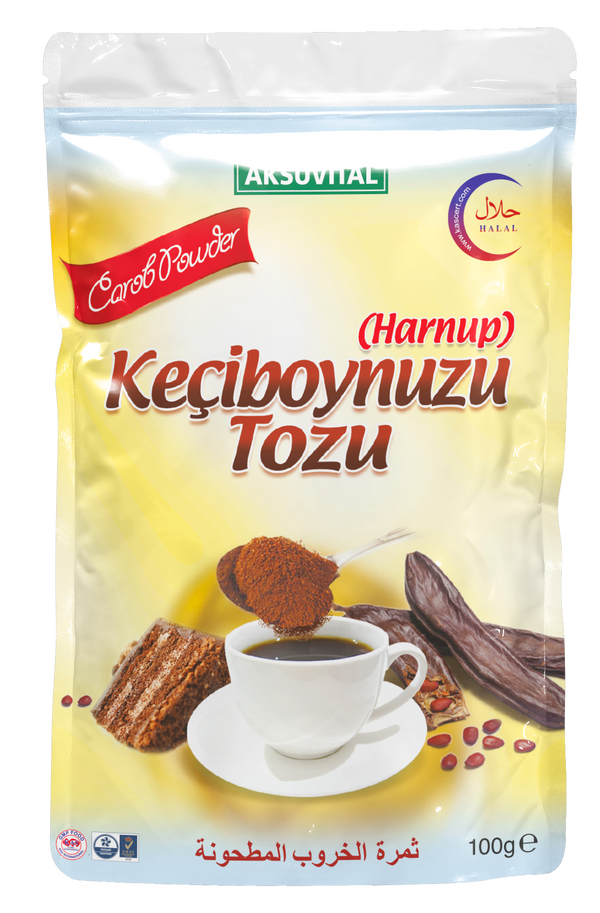 Aksu Vital - Öğütülmüş Harnup (Keçiboynuzu) Tozu 100 Gr.